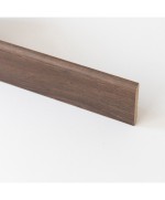 Ferramenta1.com | Battiscopa  70x10 mm mdf 240 cm noce scuro - PZ 10