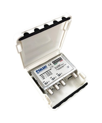 Ferramenta1.com | Amplificatore dt 5g  2 ing uhf+ 1 ing vhf 30db reg - PZ 1