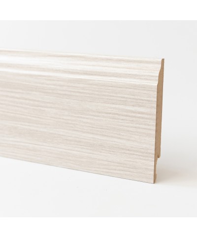 Ferramenta1.com | Battiscopa 120x14 mdf barocco 240 cm rovere sbiancato - PZ 5