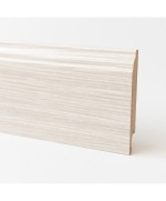 Ferramenta1.com | Battiscopa 120x14 mdf barocco 240 cm rovere sbiancato - PZ 5