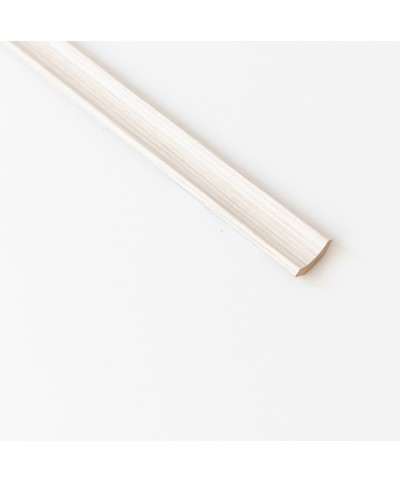 Ferramenta1.com | Sguscio 22x22 mm liscio mdf 240 cm rovere sbiancato - PZ 10