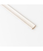 Ferramenta1.com | Sguscio 22x22 mm liscio mdf 240 cm rovere sbiancato - PZ 10