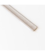 Ferramenta1.com | Sguscio 22x22 mm liscio mdf 240 cm rovere grigio - PZ 10