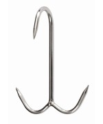 Ferramenta1.com | Gancio inox per macellaio ancora 120 x 6 mm* - PZ 10