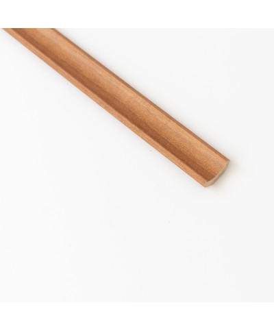 Ferramenta1.com | Sguscio 22x22 mm liscio mdf 240 cm noce tanganica - PZ 10