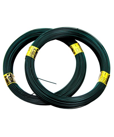Ferramenta1.com | Filo tensione plasticato d 2,1-2,8mm 100 m verde - RT 5