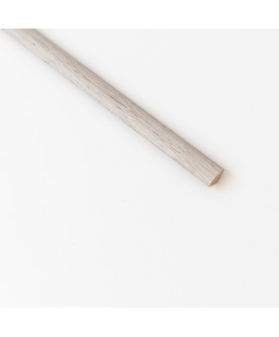 Ferramenta1.com | Quarto di tondo 14x14 mm mdf 240 cm rovere grigio - PZ 5