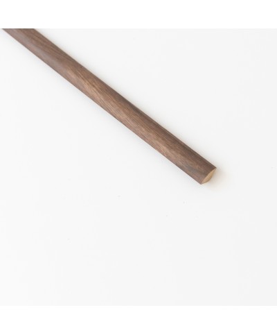 Ferramenta1.com | Quarto di tondo 14x14 mm mdf 240 cm noce scuro - PZ 5