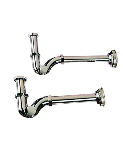 Ferramenta1.com | Sifone a s ottone cromato d   1* - PZ 1