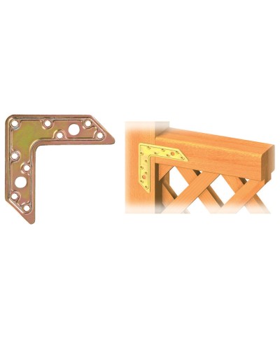 Ferramenta1.com | Piastra 752 a l acciaio tropic 160x110x32 mm - PZ 10