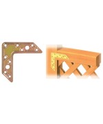 Ferramenta1.com | Piastra 752 a l acciaio tropic 160x110x32 mm - PZ 10