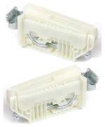 Ferramenta1.com | Bl attaccaglia barra regolab dx/sx bianco 2 pz - BL 6