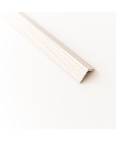 Ferramenta1.com | Paraspigolo 28x28 mdf 300 cm rovere sbiancato - PZ 20