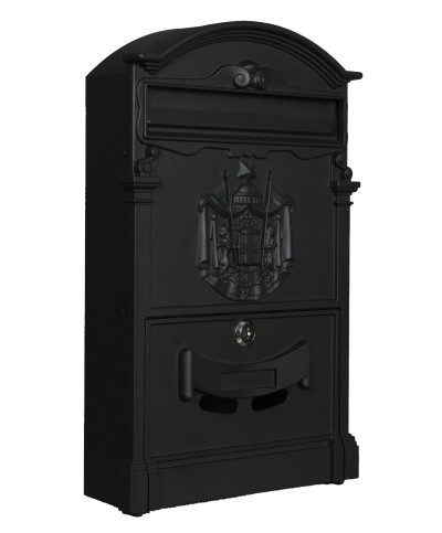 Ferramenta1.com | Cassetta postale regia posta all 26x9x41 cm nero - PZ 1