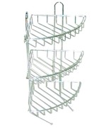 Ferramenta1.com | Angoliera per doccia 3 ripiani cromo dfw0225* - PZ 6