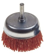 Ferramenta1.com | Poggi 497.35 spazzola a tazza nylon 70 mm gr  80 - PZ 1