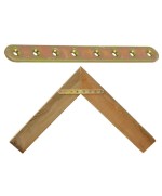 Ferramenta1.com | Piastra 778 diritta acciaio tropic 20x2,5x100 mm - PZ 50