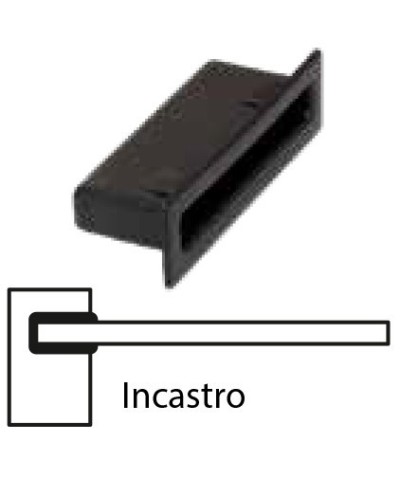 Ferramenta1.com | Supporto ad incastro in pvc per asta ortopedica - PZ 10