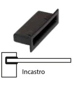 Ferramenta1.com | Supporto ad incastro in pvc per asta ortopedica - PZ 10