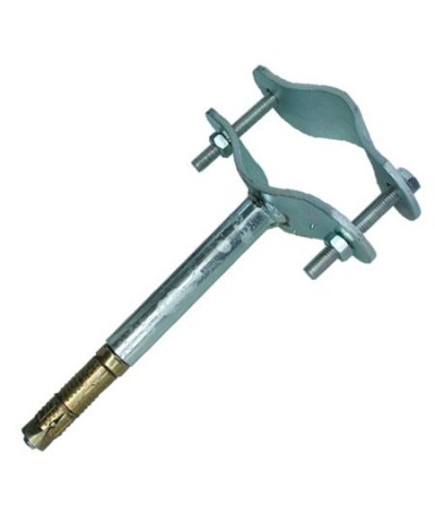 Ferramenta1.com | Staffa con tassello tubo antenna 100 mm muro fig.4 - PZ 1