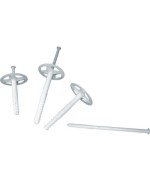 Ferramenta1.com | Tassello nylon p/cappotti c/chiodo 50x 90 mm - PZ 250