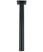 Ferramenta1.com | Piedino acciaio d. 30 x h 200 mm nero - PZ 4