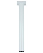 Ferramenta1.com | Piedino acciaio d. 30 x h 200 mm bianco - PZ 4