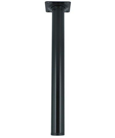 Ferramenta1.com | Piedini acciaio d. 30 x h 100 mm nero - PZ 4