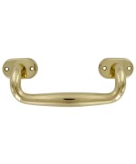 Ferramenta1.com | Maniglione ottone 610 zancato 240 mm luc vern - PZ 1