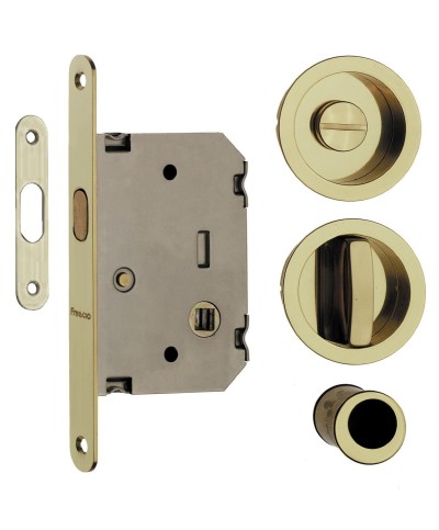 Ferramenta1.com | Kit porta scorr nicchia d 48 mm scomp tot oro luc - PZ 1