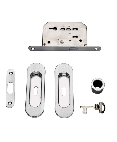 Ferramenta1.com | Kit porta scorr nicchia ovale e chiave oro-luc - PZ 1