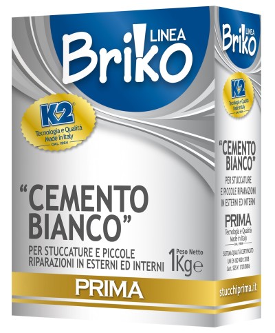 Ferramenta1.com | Linea briko cemento bianco da  1 kg - PZ 12