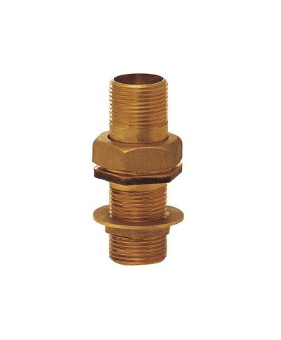 Ferramenta1.com | Raccordo diritto ottone per cassoni 1 prolung - PZ 10