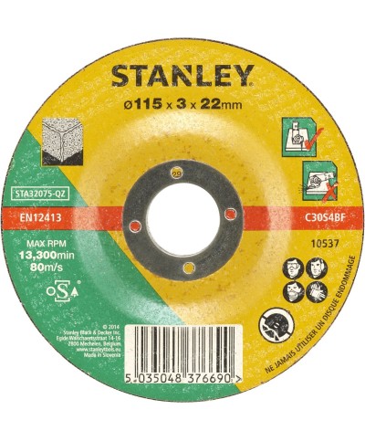 Ferramenta1.com | Piranha stanley sta32075 (x32075) disco d 115 pietra - PZ 1