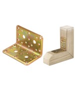 Ferramenta1.com | Piastra 777 angolare acciaio tropic 100x100x100 mm - PZ 20