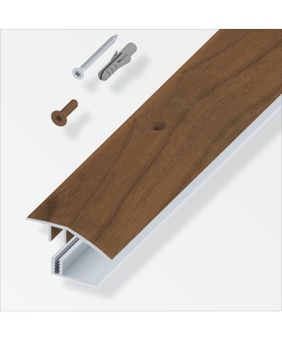 Ferramenta1.com | Terminale a scivolo per parquet noce nat. 100 cm - PZ 1