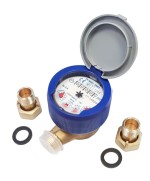 Ferramenta1.com | Contatore per acqua quadrante asciut 1/2 c/rac - PZ 1