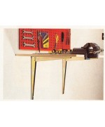 Ferramenta1.com | Reggimensola ribaltabile 400 mm marrone - PZ 2