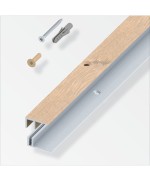 Ferramenta1.com | Raccordo balcone per parquet rovere beige 100 cm - PZ 1