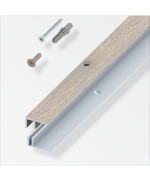 Ferramenta1.com | Raccordo balcone per parquet rovere grigio 100 cm - PZ 1