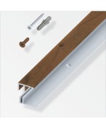 Ferramenta1.com | Raccordo balcone per parquet noce nat. 100 cm - PZ 1