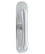 Ferramenta1.com | Cremonese goccia art.1126 c/fori cromo satinato - PZ 2