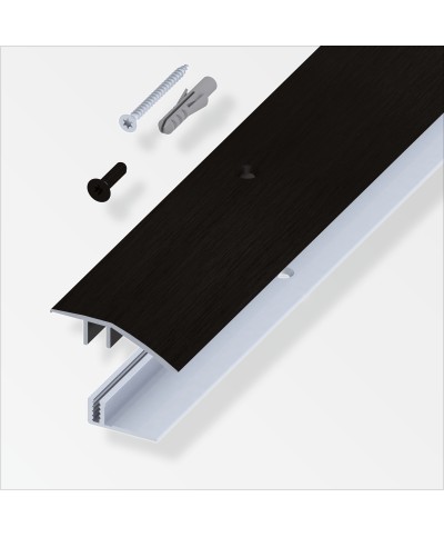 Ferramenta1.com | Terminale a scivolo per parquet nero spazz. 100 cm - PZ 1