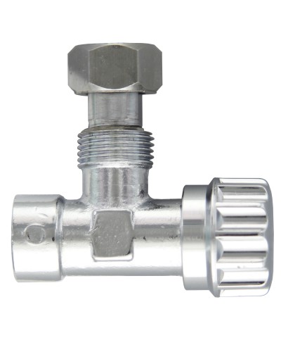 Ferramenta1.com | Rubinetto cromato per cassetta wc d 3/8** - PZ 10