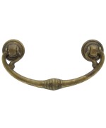 Ferramenta1.com | Maniglia ottone 03027  82x40 mm anticato** - PZ 25