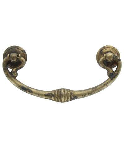 Ferramenta1.com | Maniglia ottone 03027 121x58 mm anticato** - PZ 25