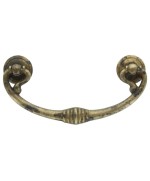 Ferramenta1.com | Maniglia ottone 03027 121x58 mm anticato** - PZ 25