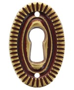Ferramenta1.com | Bocchetta ottone 30643 25x38 mm patine** - PZ 50