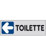 Ferramenta1.com | Etichetta adesiva 150x50 toilette (sx) - PZ 10