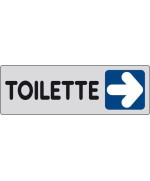 Ferramenta1.com | Etichetta adesiva 150x50 toilette (dx) - PZ 10